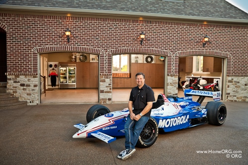 Michael Andretti garage makeover